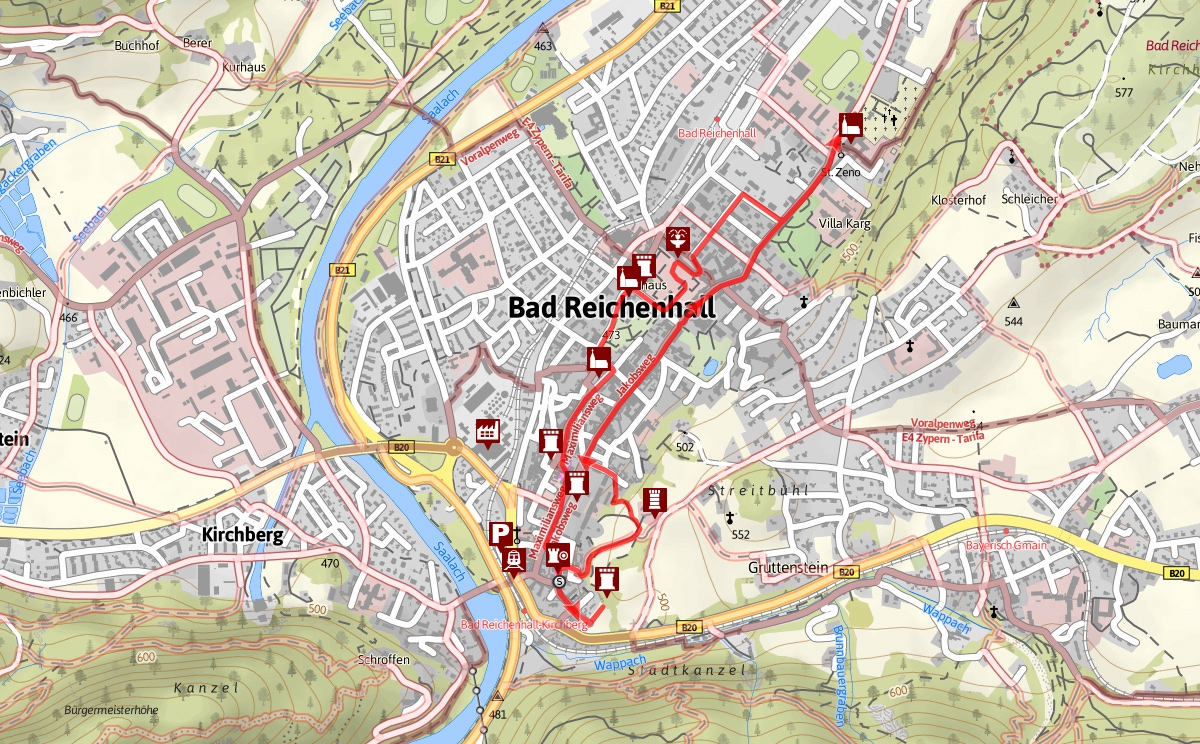 Historischer Stadtrundgang durch die Alpenstadt Bad Reichenhall